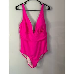 Eomenie Pink One Piece Swimsuit Sx XXL